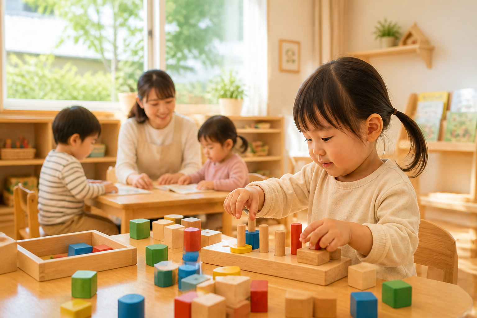ひなた保育室の雰囲気を伝えるビジュアル