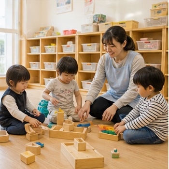 ひなた保育室の遊びの時間