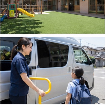 ひなた保育室の園庭
